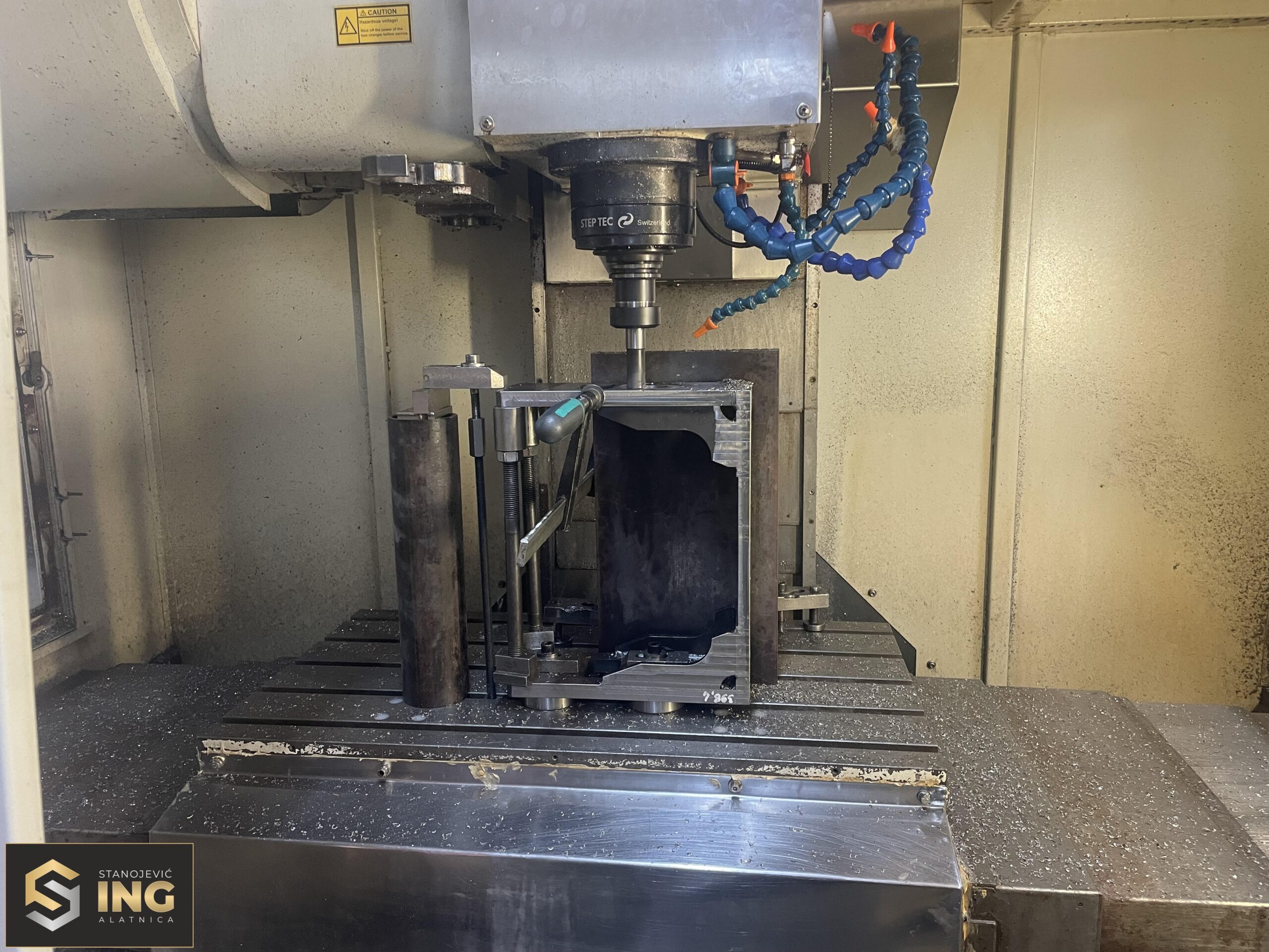 🛠️ Obrada zavarenih konstrukcija na CNC glodalici
